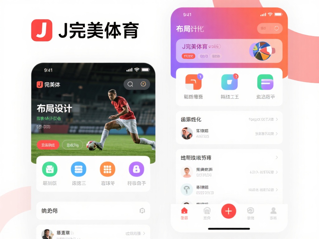 J完美体育下载的功能布局设计十分人性化，无论是专业